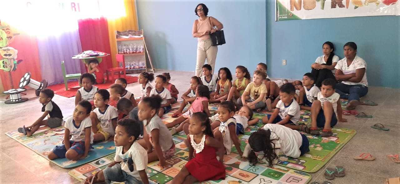 Camacã: O NASF comemorou o dia da Nutrição com diversão e aprendizado para alunos das creches
